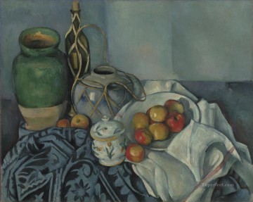 Naturaleza muerta con manzanas 1894 Paul Cezanne Pinturas al óleo
